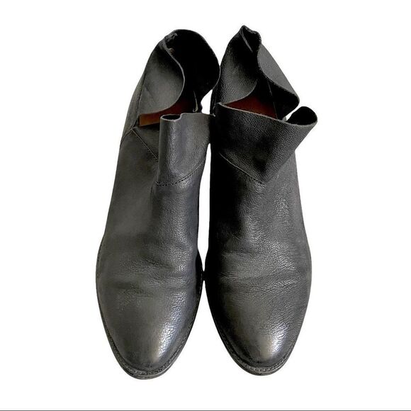 SEYCHELLES Leather Cut-Out Ankle Boots Black 9.5 - Picture 7 of 13